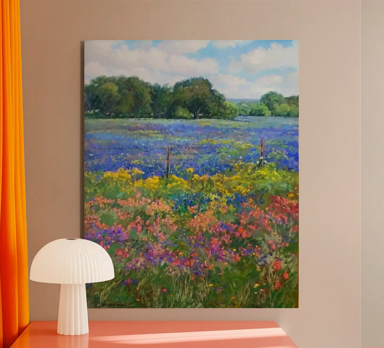 gradient color flower alluminio dibond da Good days