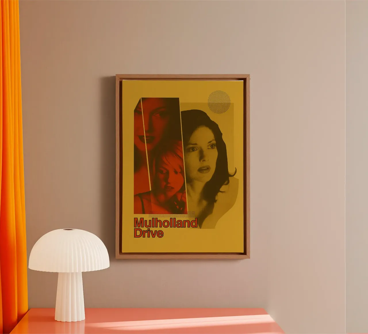 poster del film mulholland drive disegno tela con Cornice a cassetta da groogoals