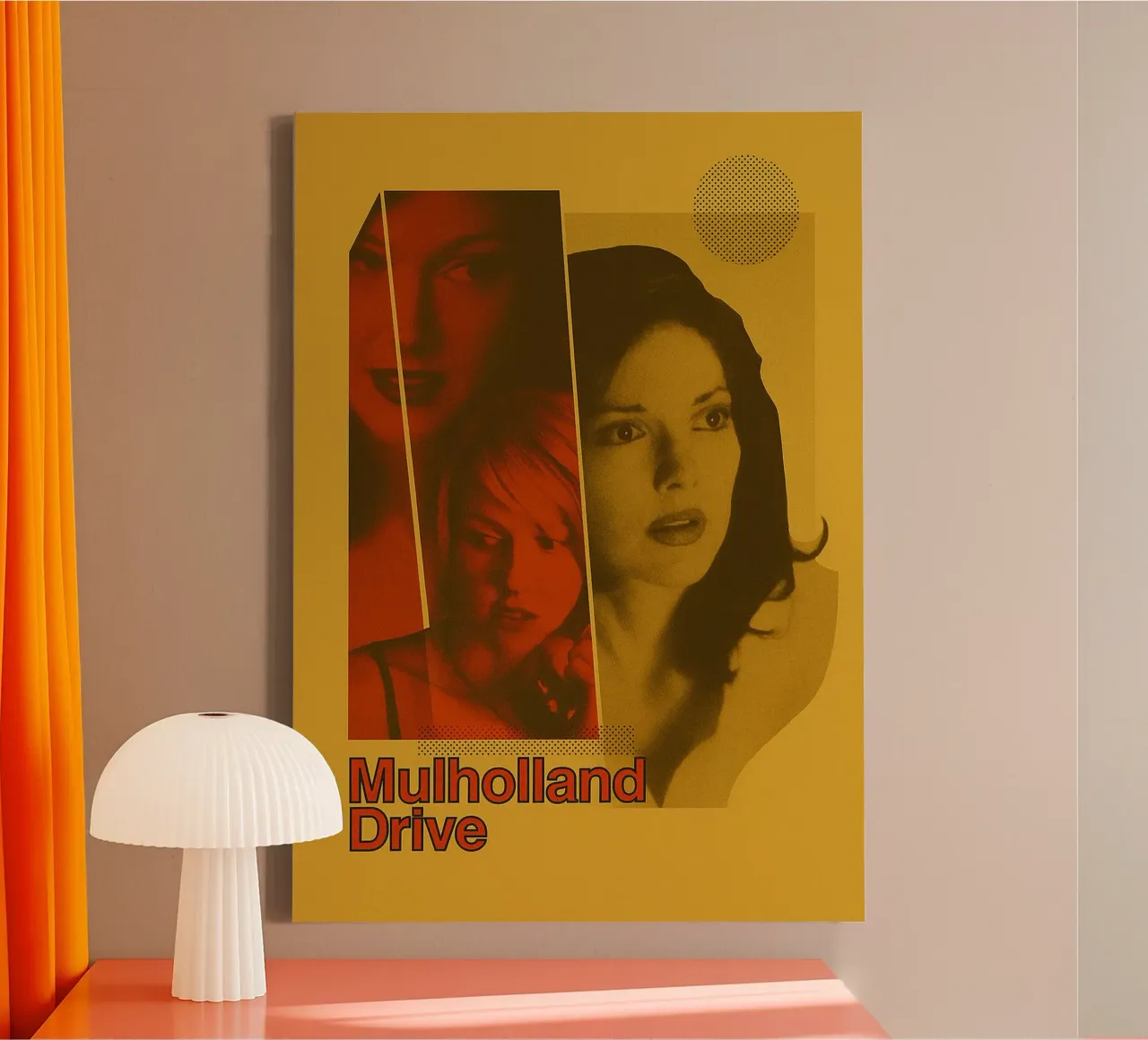 poster del film mulholland drive disegno tela con Cornice a cassetta da groogoals