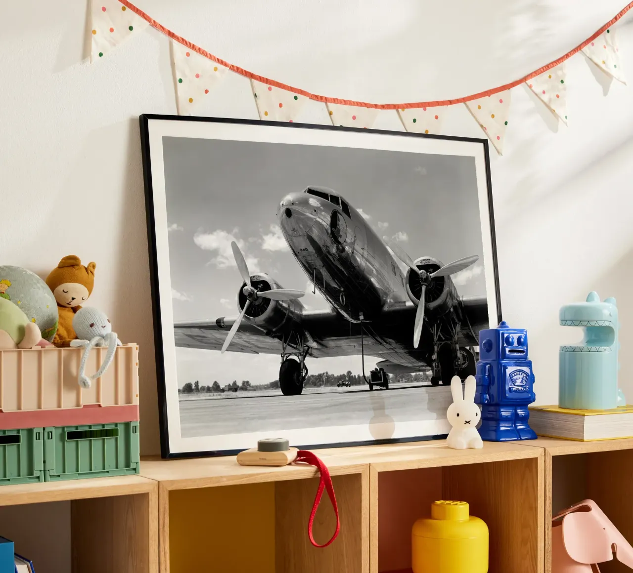 Aereo passeggeri retrò poster da vintgeseyn