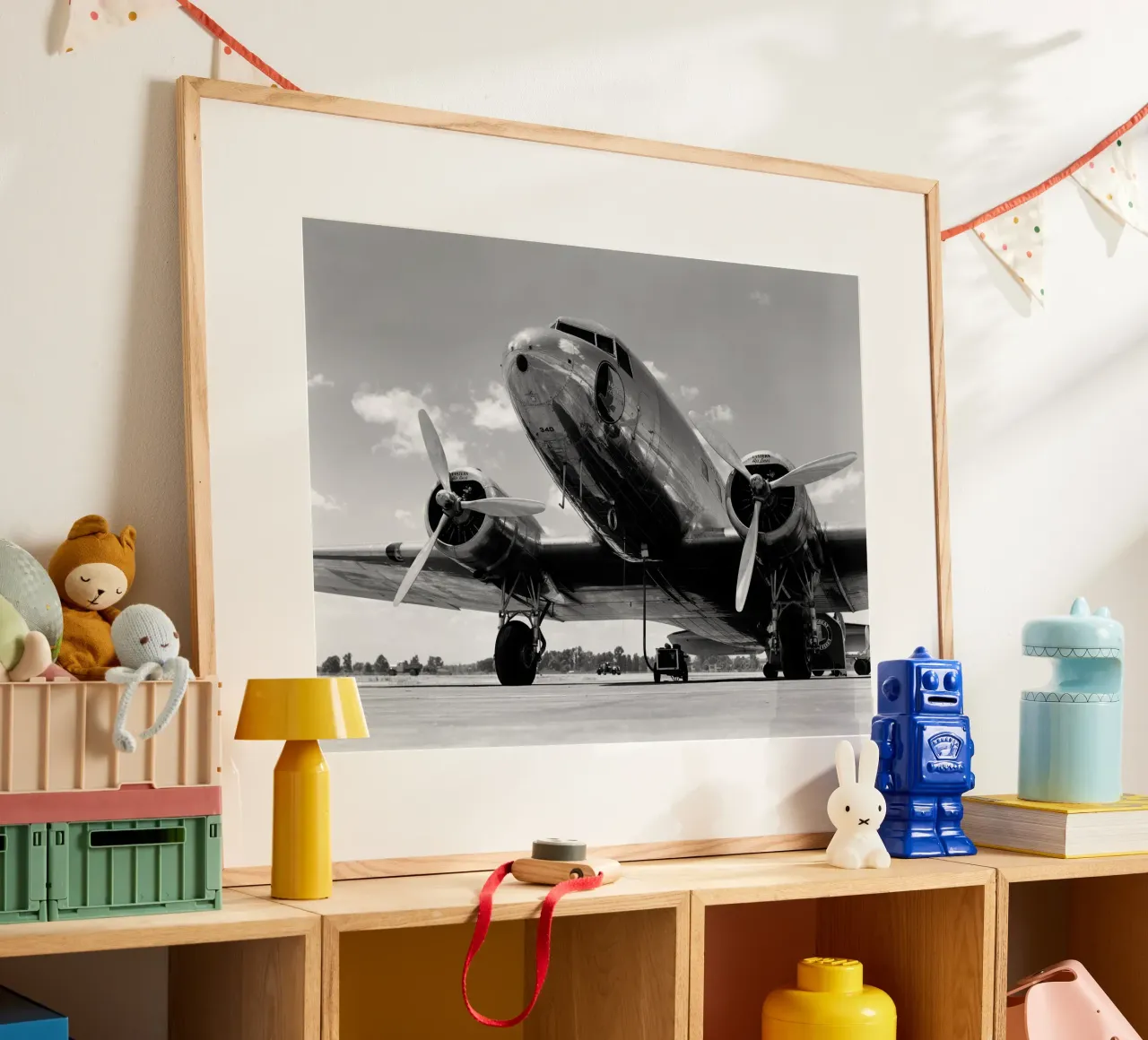 Aereo passeggeri retrò poster da vintgeseyn
