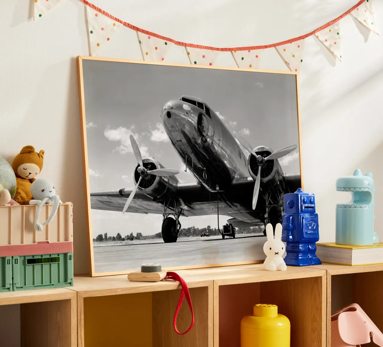 Aereo passeggeri retrò poster da vintgeseyn