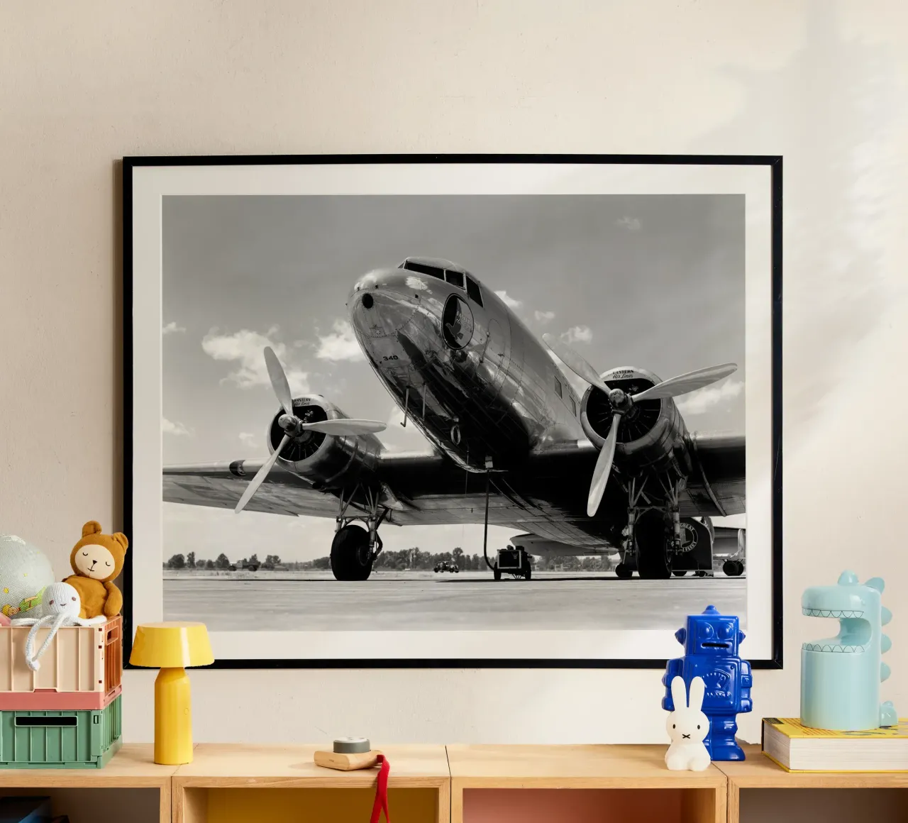 Aereo passeggeri retrò poster da vintgeseyn