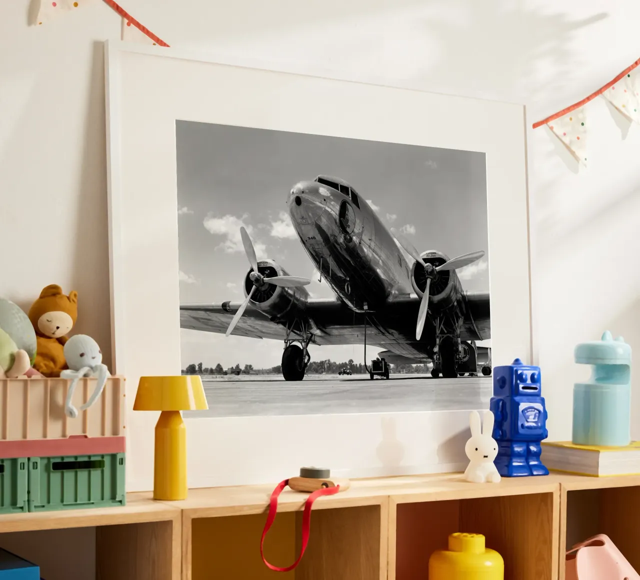Aereo passeggeri retrò poster da vintgeseyn