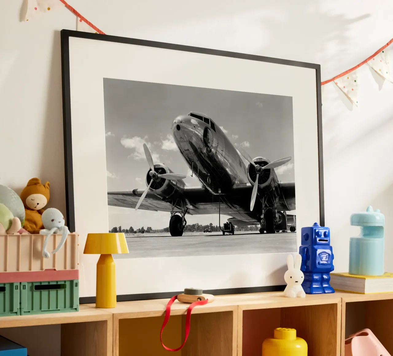 Aereo passeggeri retrò poster da vintgeseyn