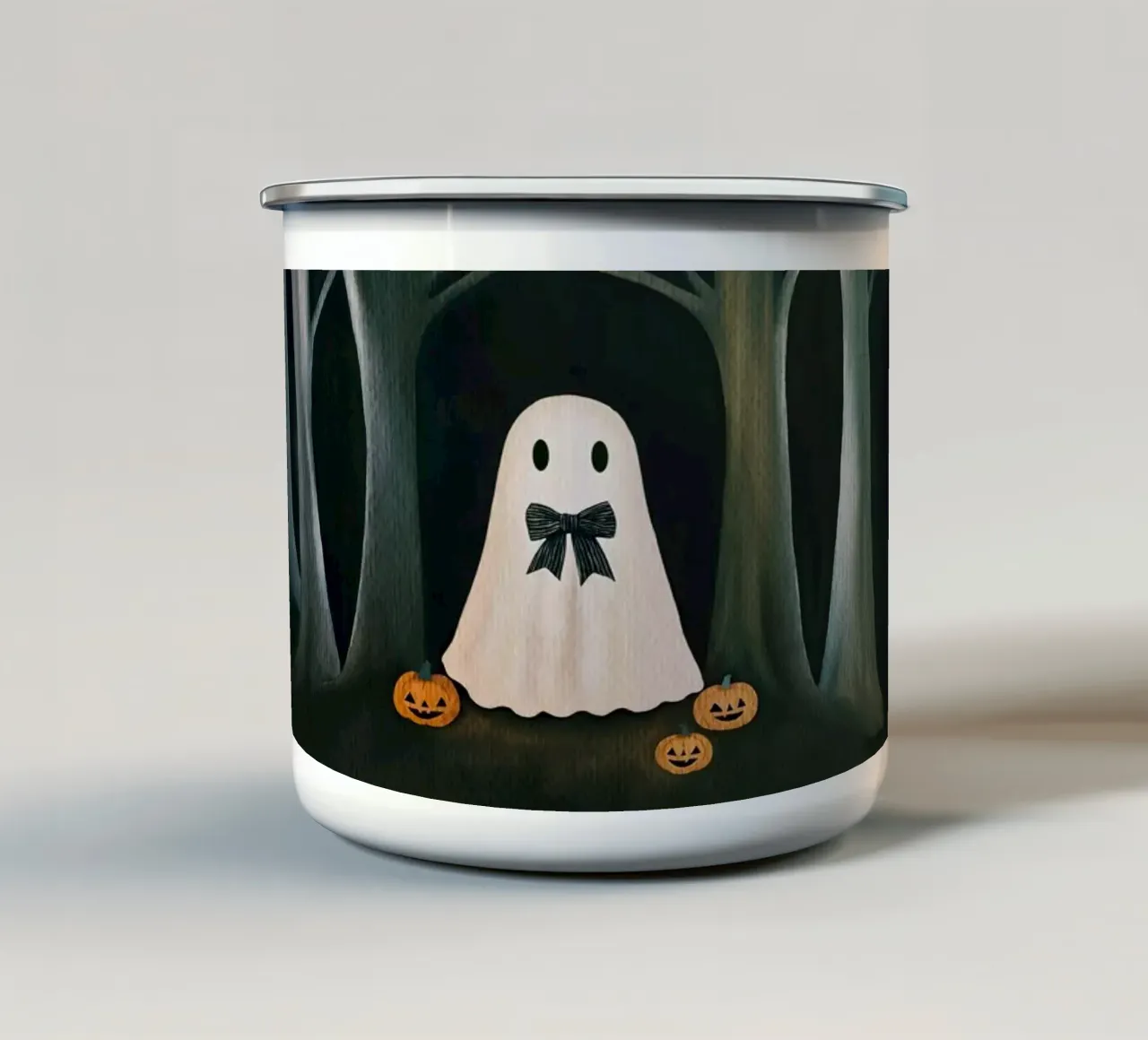 Il fantasma preppy tazza in smalto da cafelab
