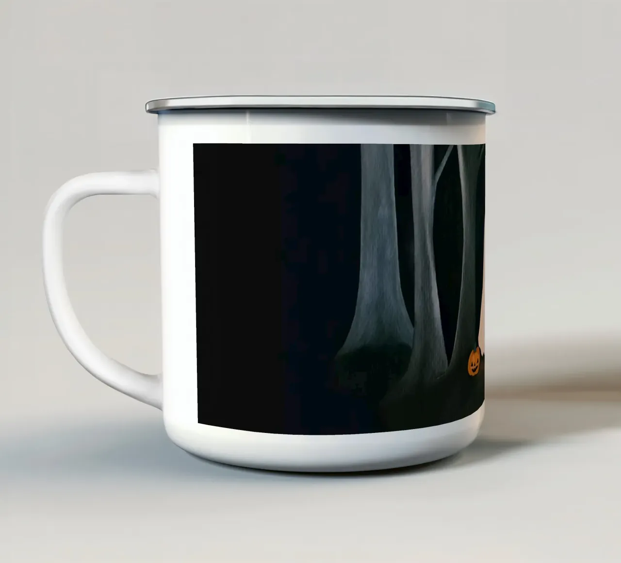 Il fantasma preppy tazza in smalto da cafelab