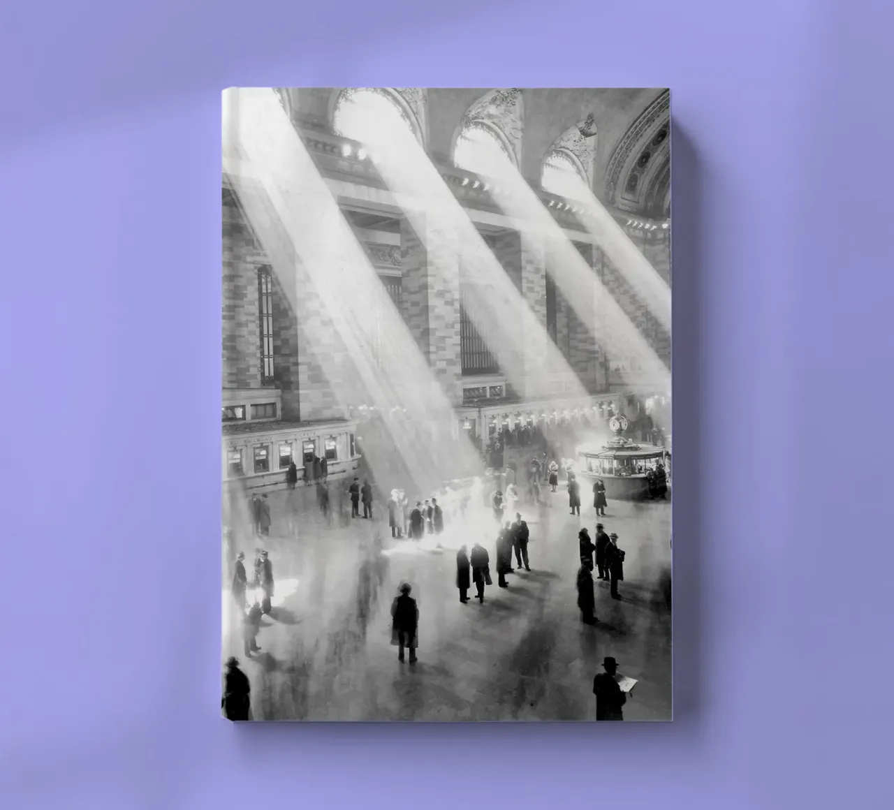 Sunbeams into Grand Central Station notebook by vintgeseyn
