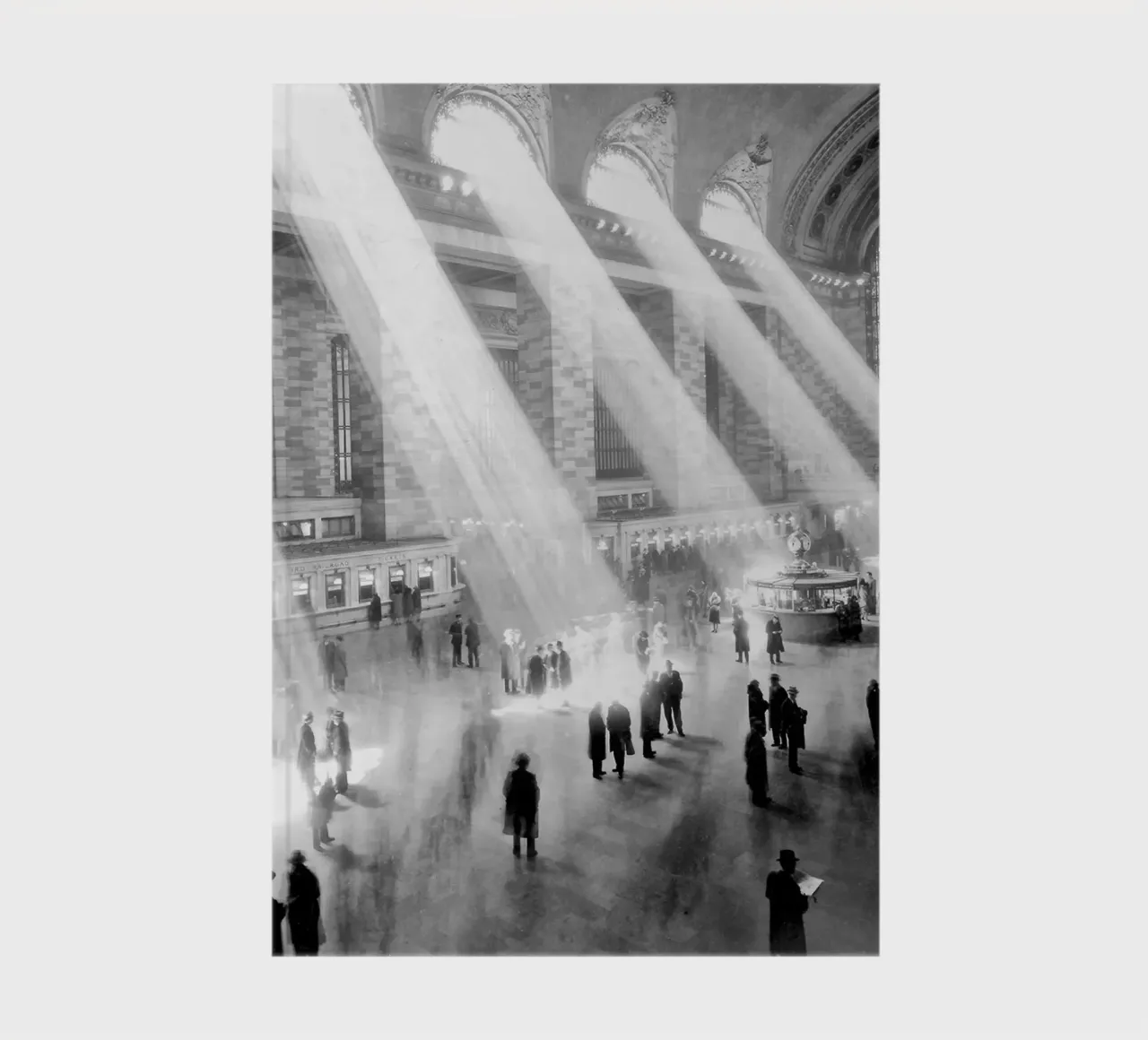 Sunbeams into Grand Central Station notebook by vintgeseyn