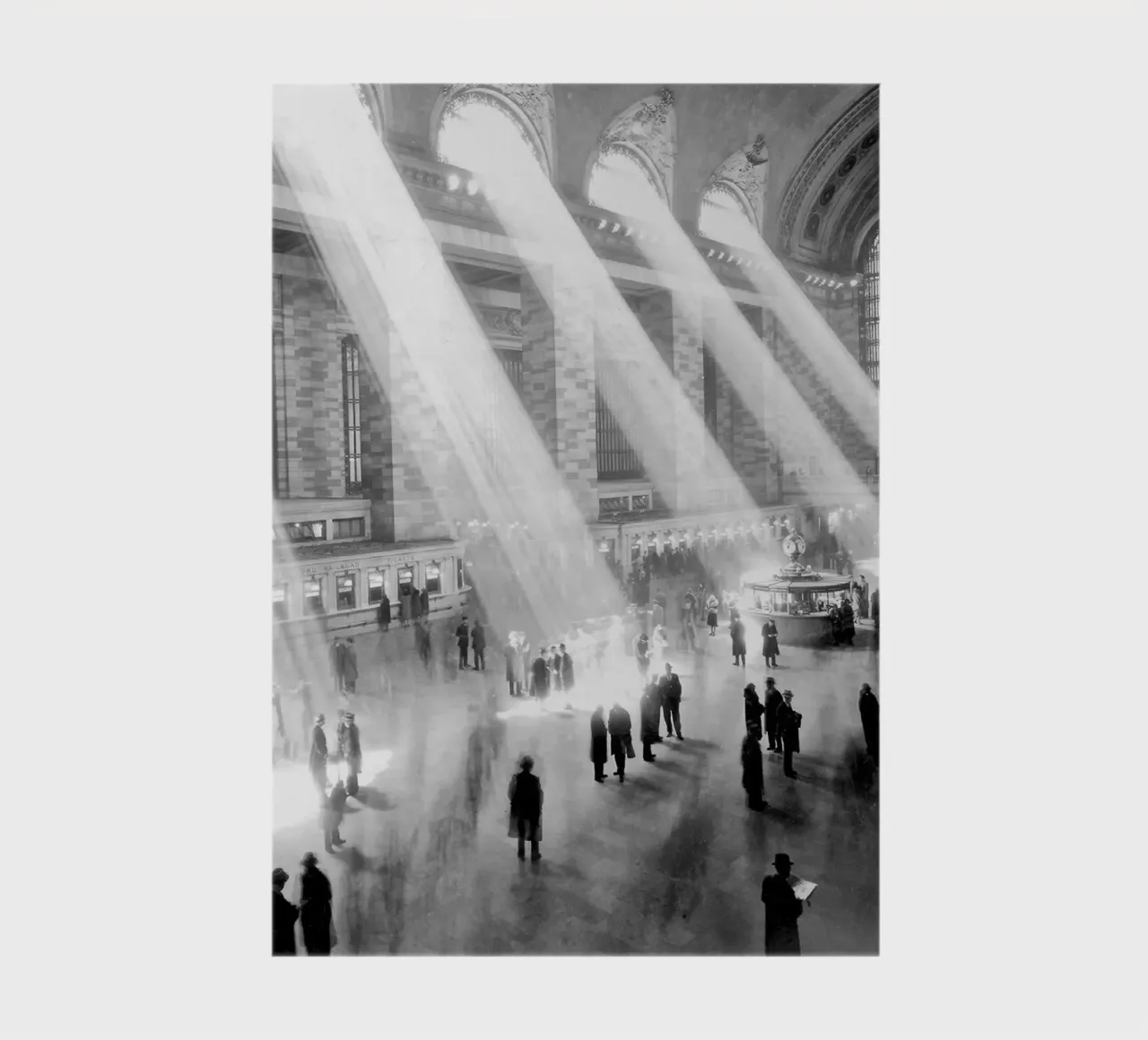 Sunbeams into Grand Central Station notebook by vintgeseyn