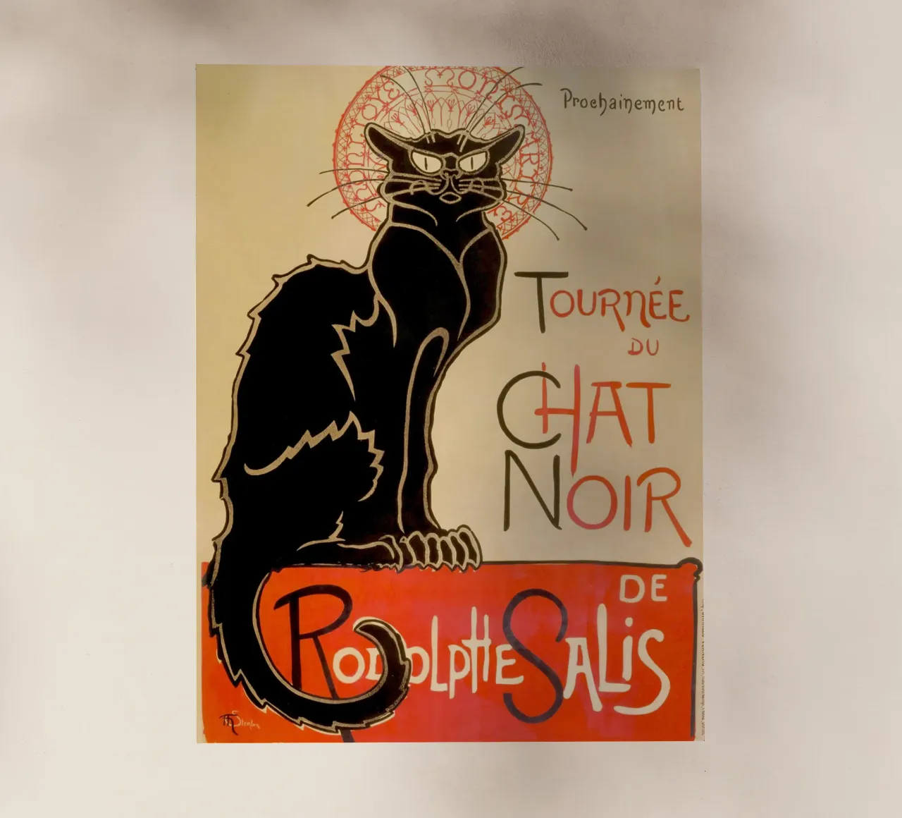 Le Chat Noir pellicola backlit da David Jackson