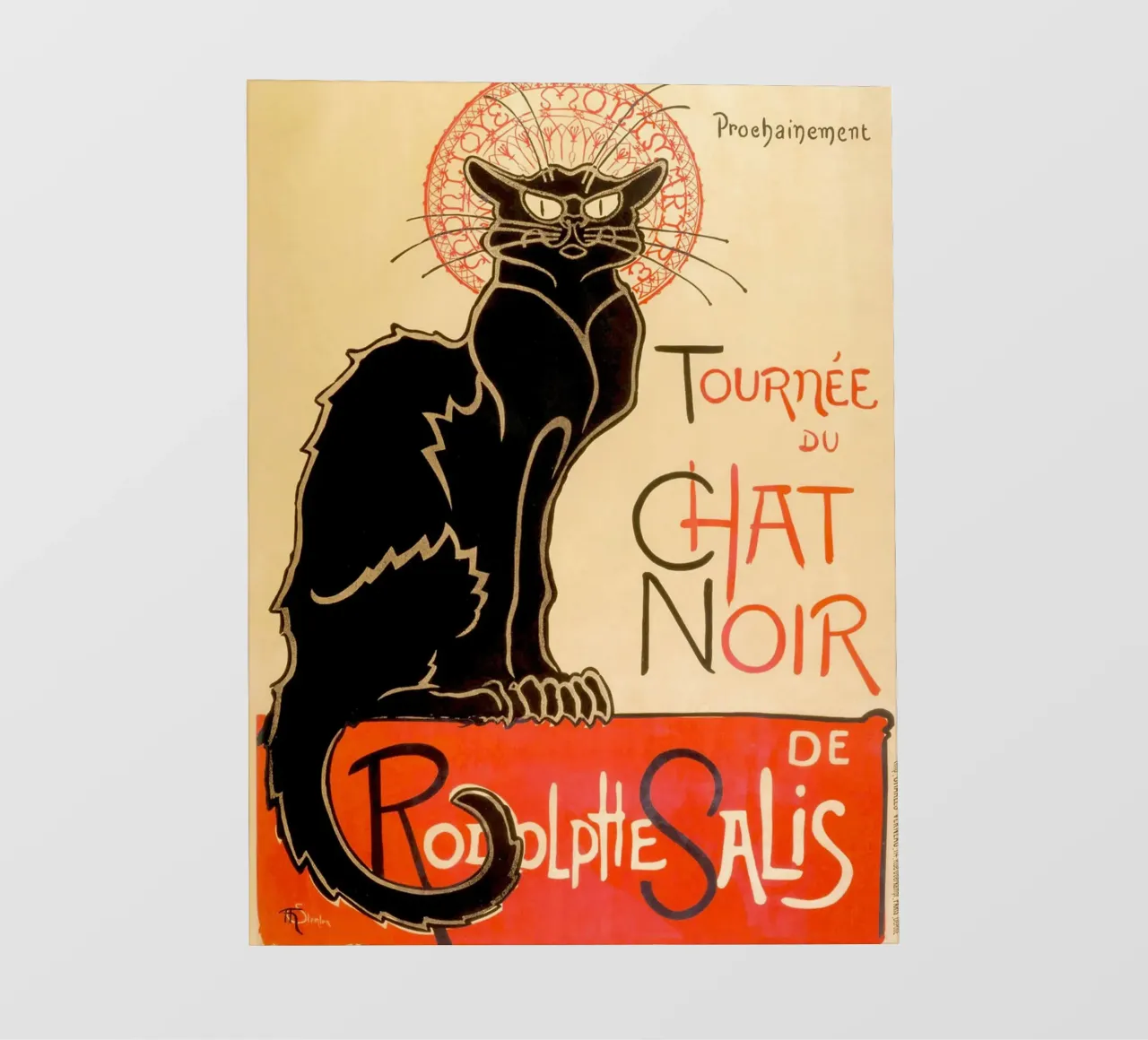 Le Chat Noir pellicola backlit da David Jackson