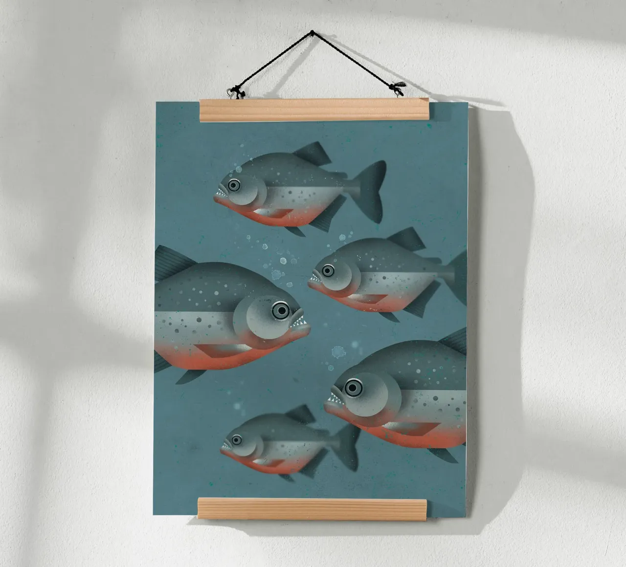 Piranha poster da David Jackson
