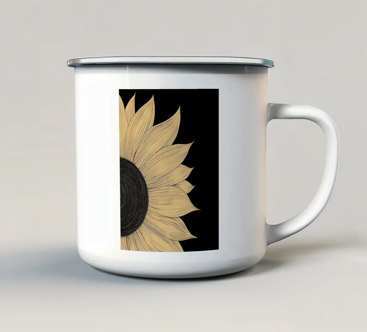 Girasole tazza in smalto da Imagine