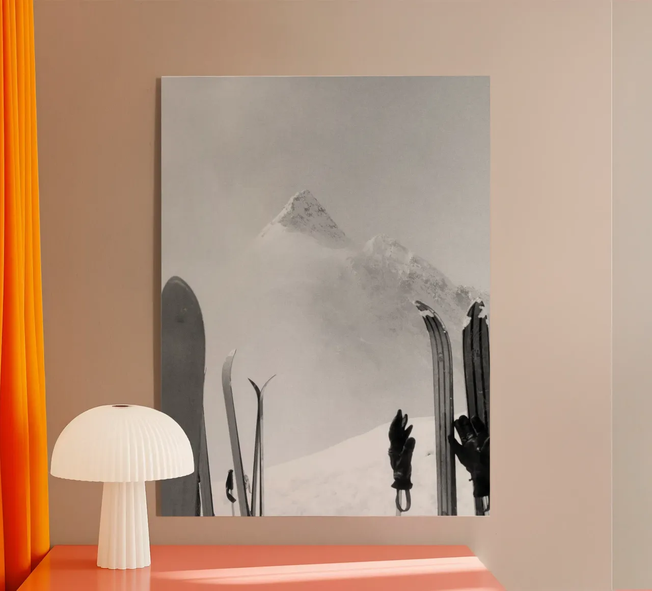 Sci d'attesa plexiglass da vintgeseyn