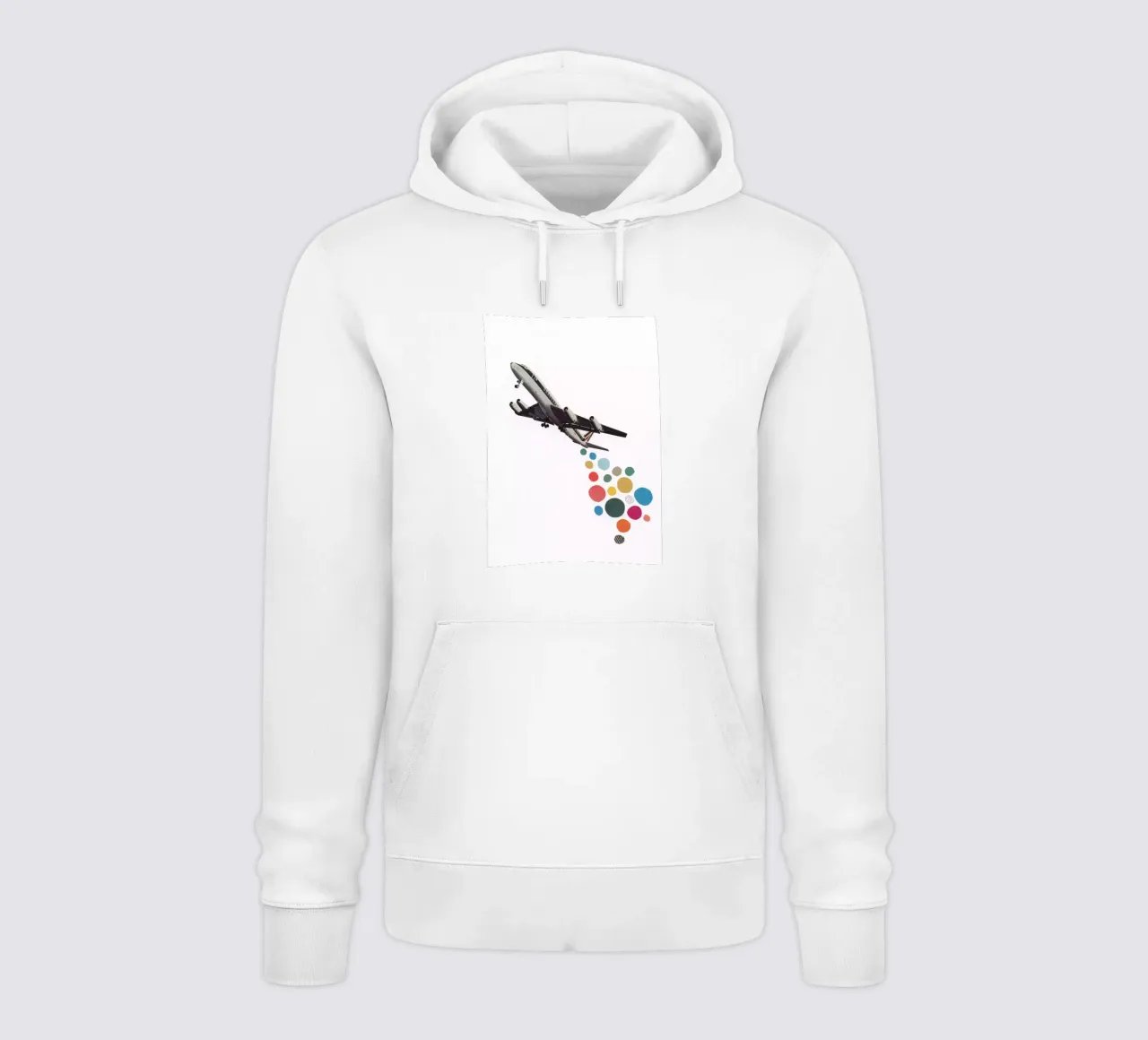 Partire con un aereo II felpa con cappuccio da Cassia Beck Collage