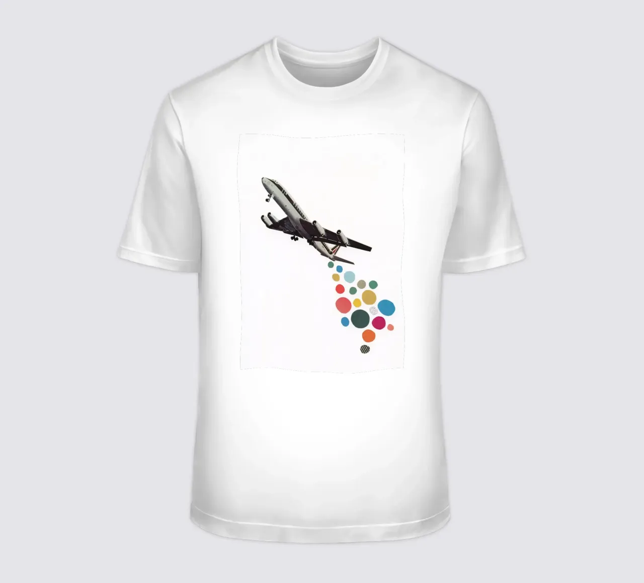 Partire con un aereo II t-shirt da Cassia Beck Collage