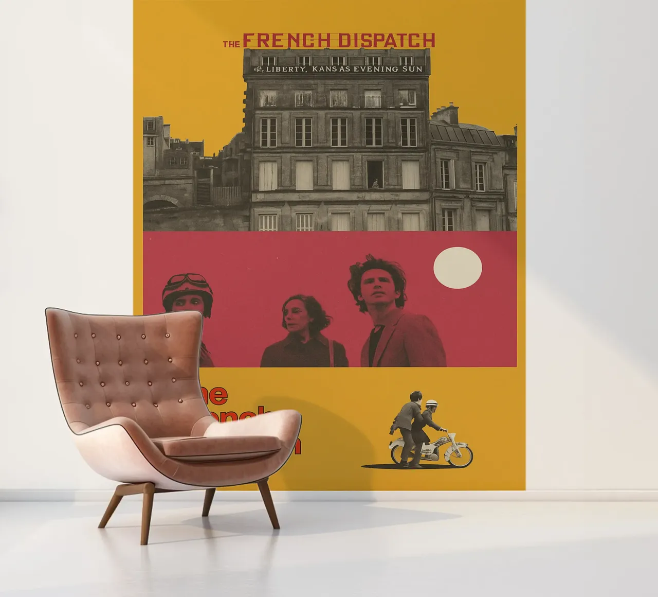 poster del film il disegno del dispaccio francese carta da parati fotografica da groogoals