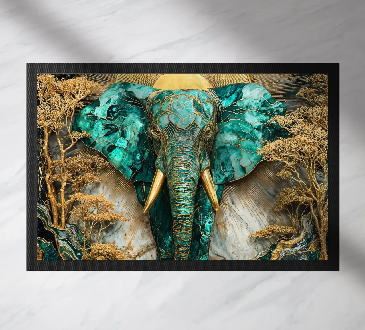Emerald Dawn Majesty Kintsugi Art zerbino da Pixaverse