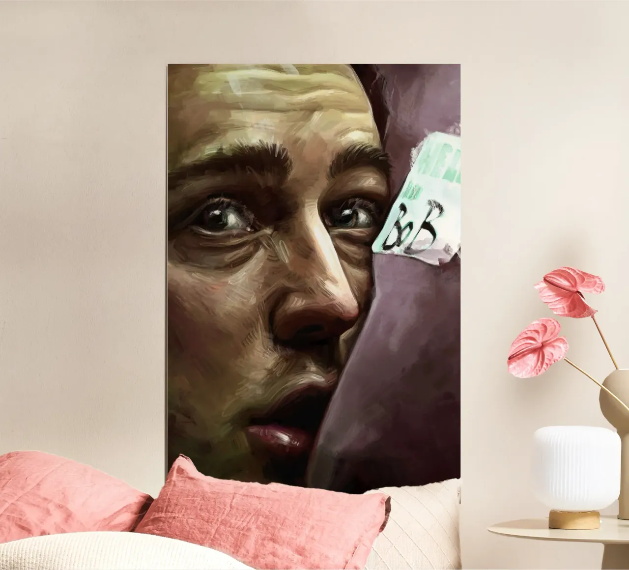 Bob di Dmitry Belov poster con telaio in alluminio da Oscar Frazier