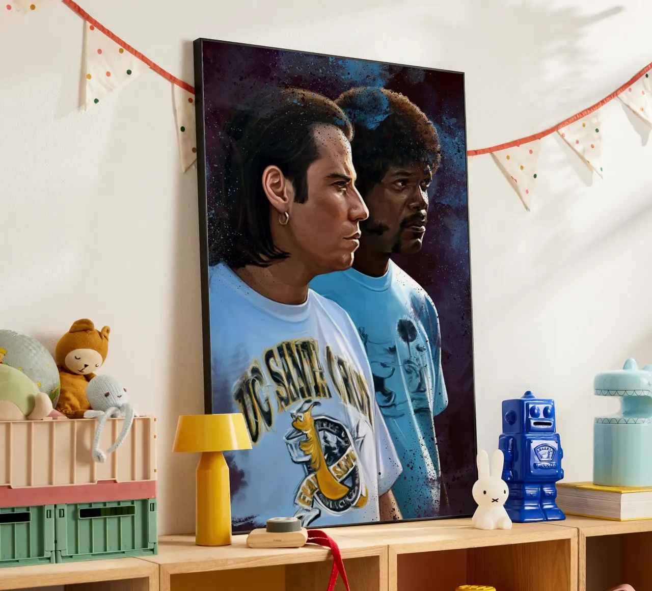 Lumache a banana, Pulp Fiction alluminio dibond da Oscar