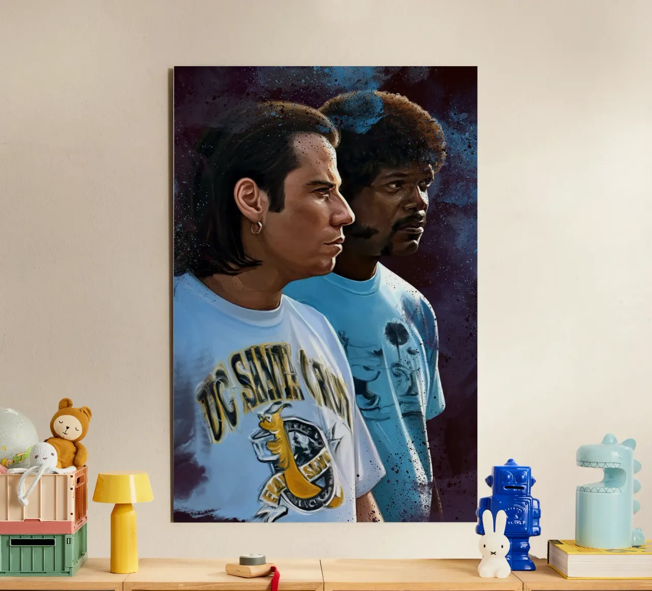 Lumache a banana, Pulp Fiction alluminio dibond da Oscar