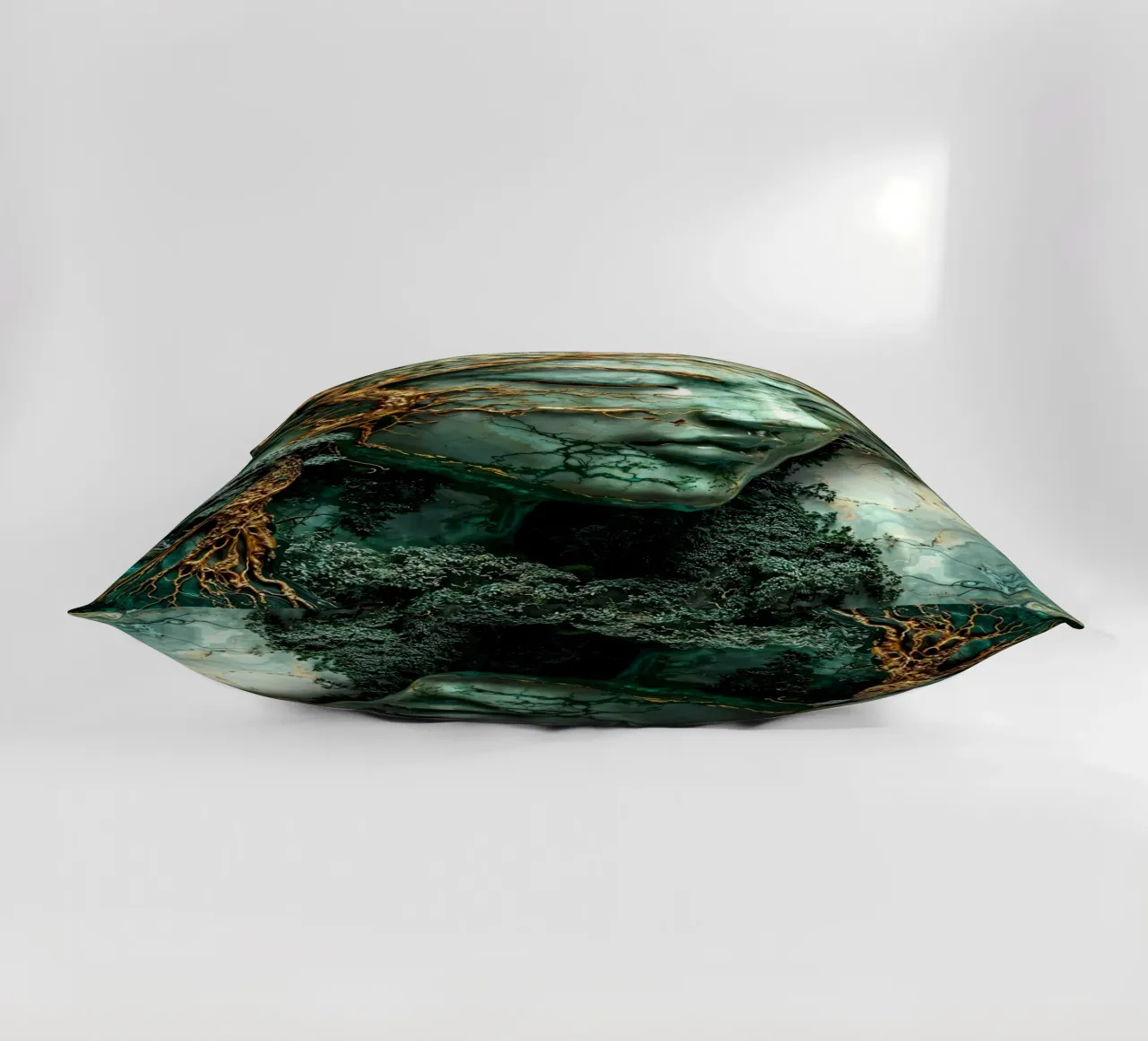 Enlightenment Through Nature cuscino da Pixaverse