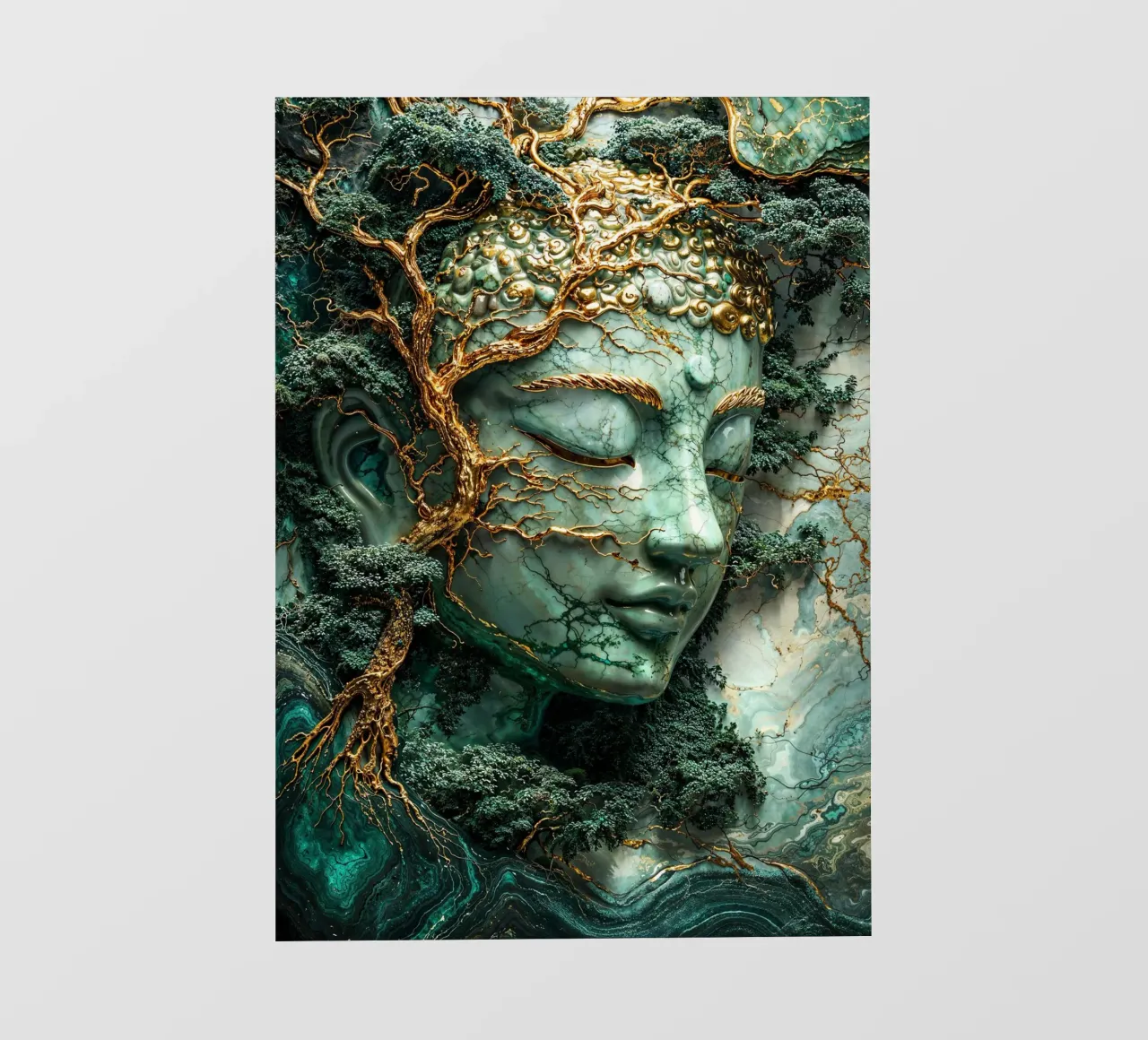 Enlightenment Through Nature telo in pvc da Pixaverse