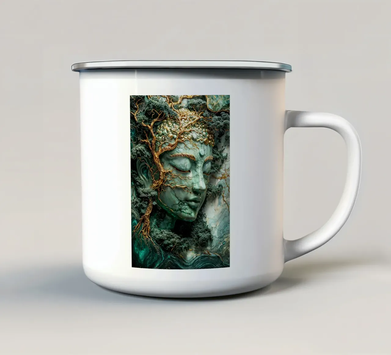 Enlightenment Through Nature tazza in smalto da Pixaverse