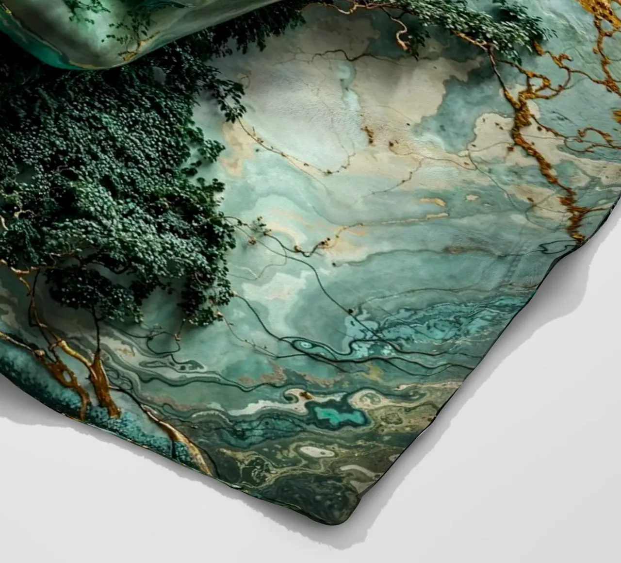 Enlightenment Through Nature coperta in pile da Pixaverse