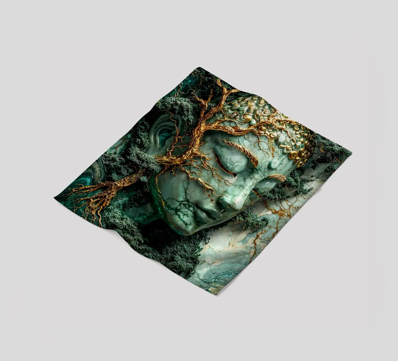 Enlightenment Through Nature coperta in pile da Pixaverse
