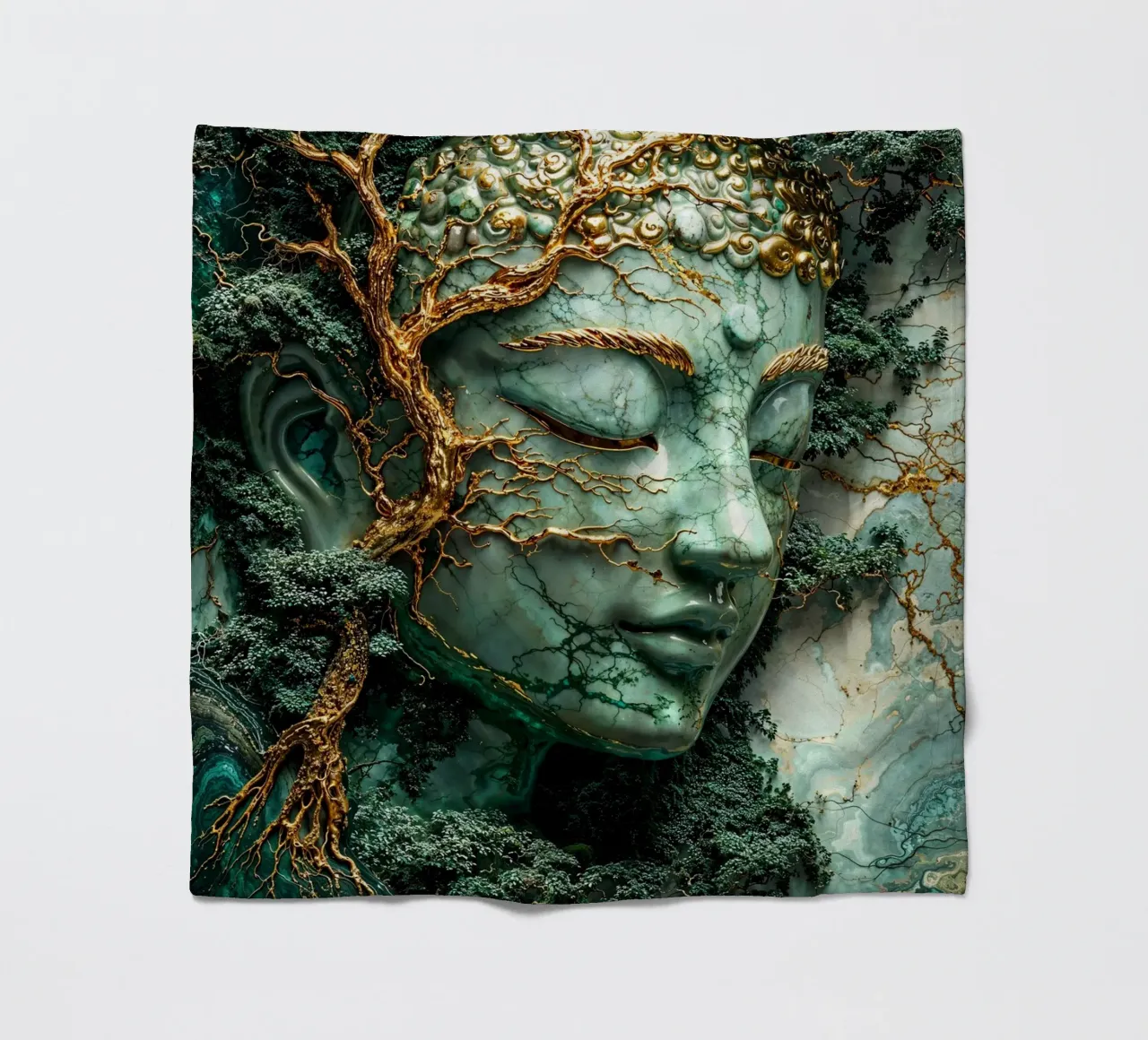 Enlightenment Through Nature coperta in pile da Pixaverse