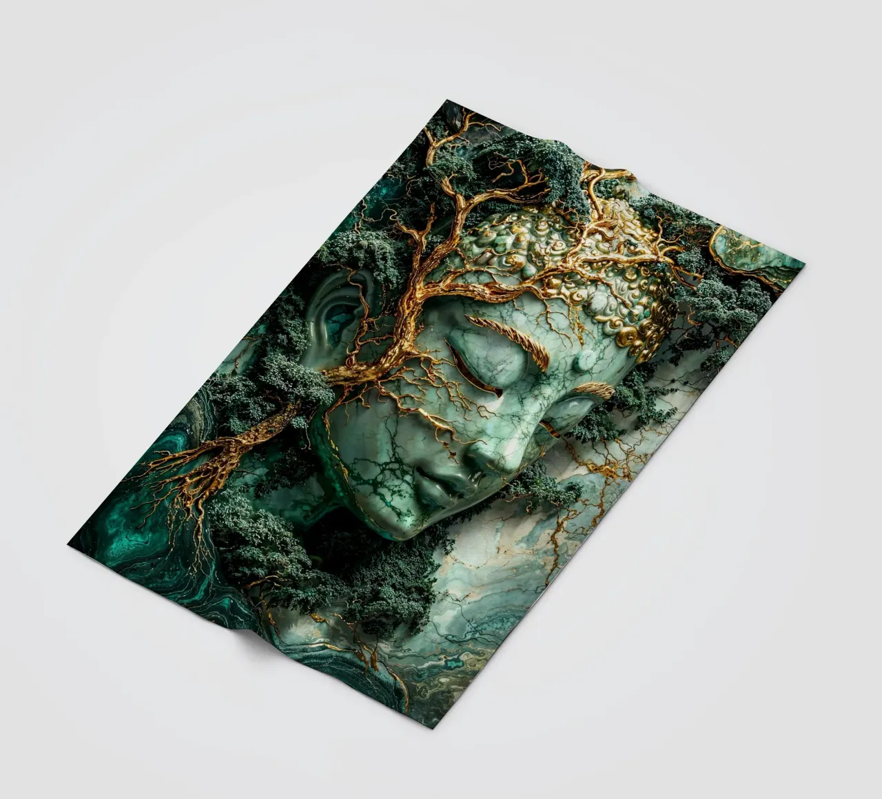 Enlightenment Through Nature coperta in pile da Pixaverse
