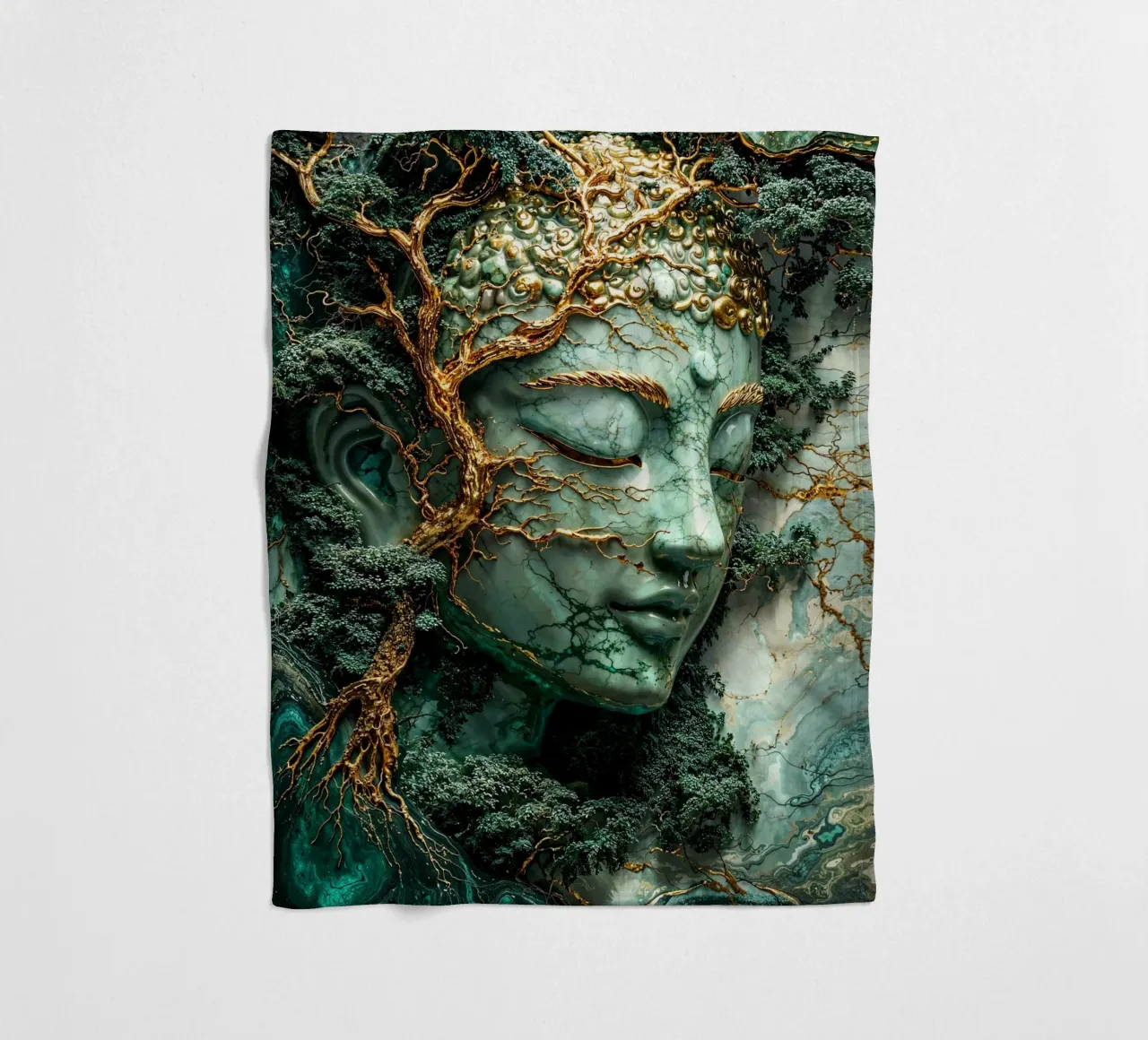 Enlightenment Through Nature coperta in pile da Pixaverse