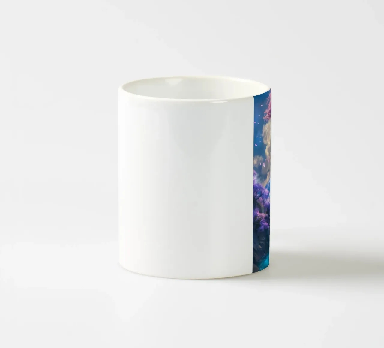 Sakura Falls of Fuji tazza in ceramica da Pixaverse