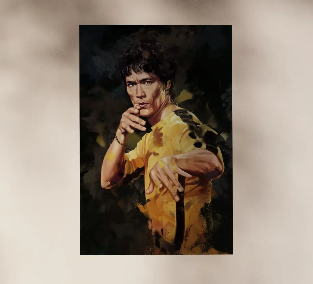 Bruce Lee di Dmitry Belov pellicola backlit da Oscar