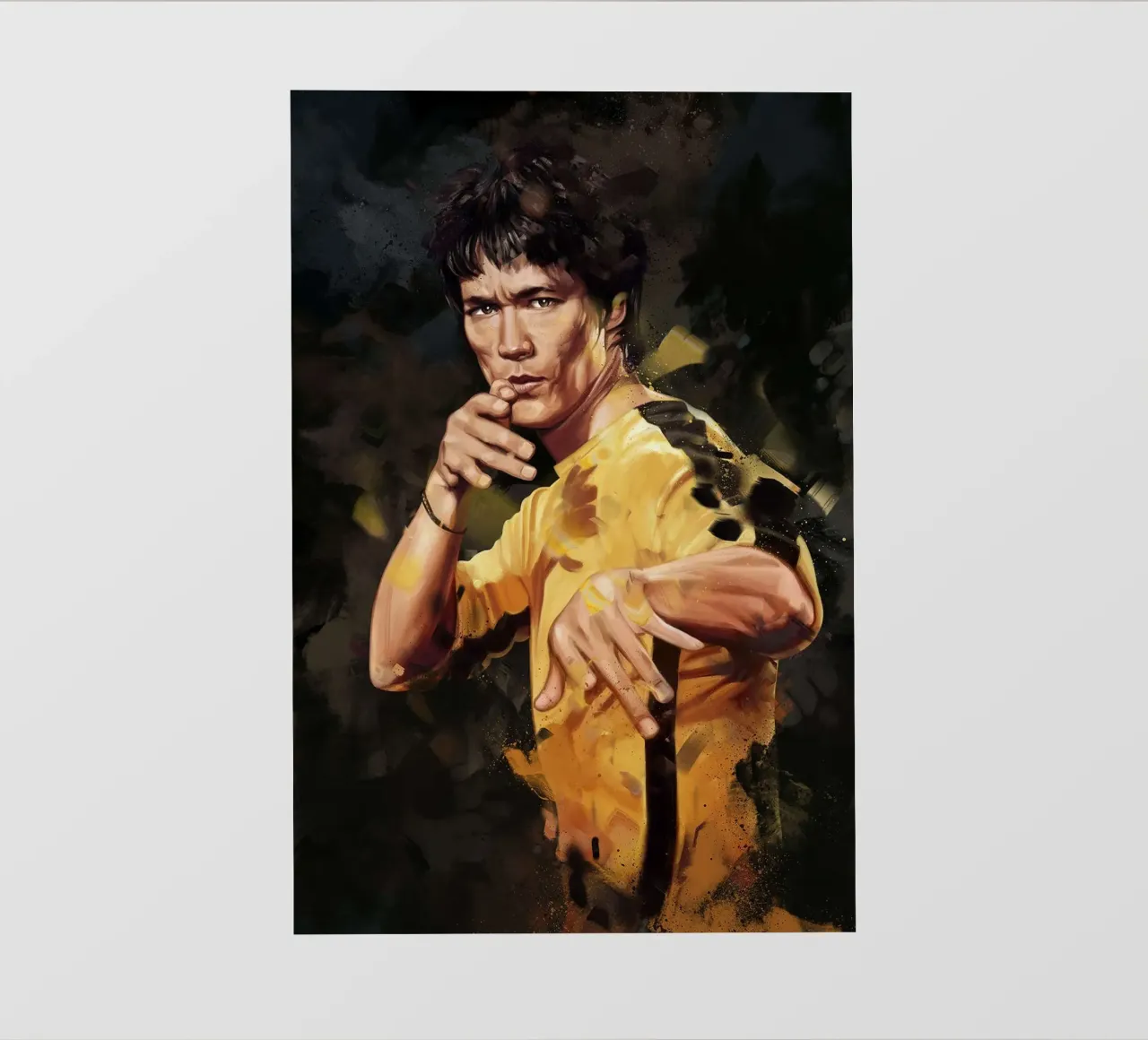 Bruce Lee di Dmitry Belov pellicola backlit da Oscar