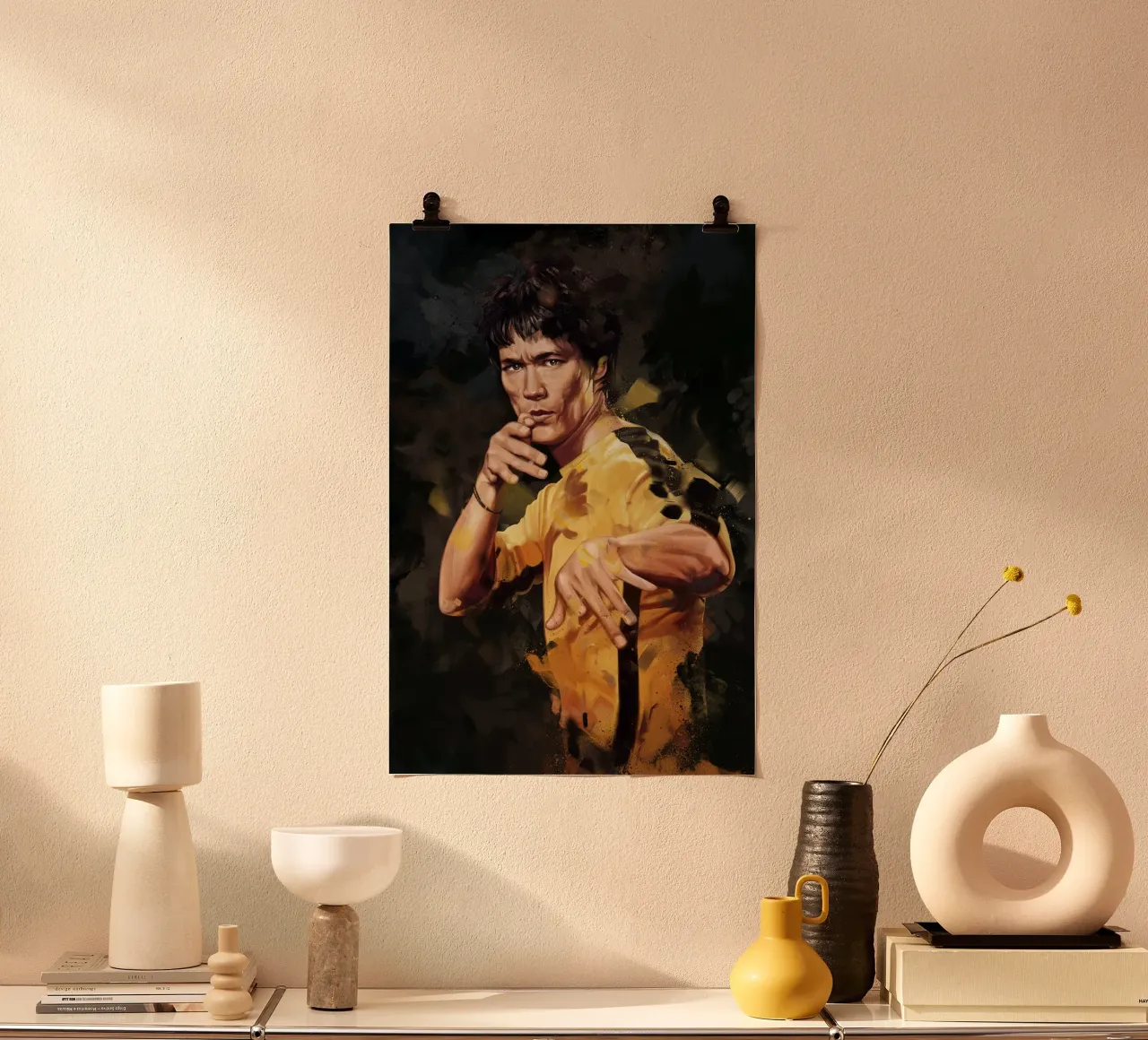 Bruce Lee di Dmitry Belov poster da Oscar Frazier