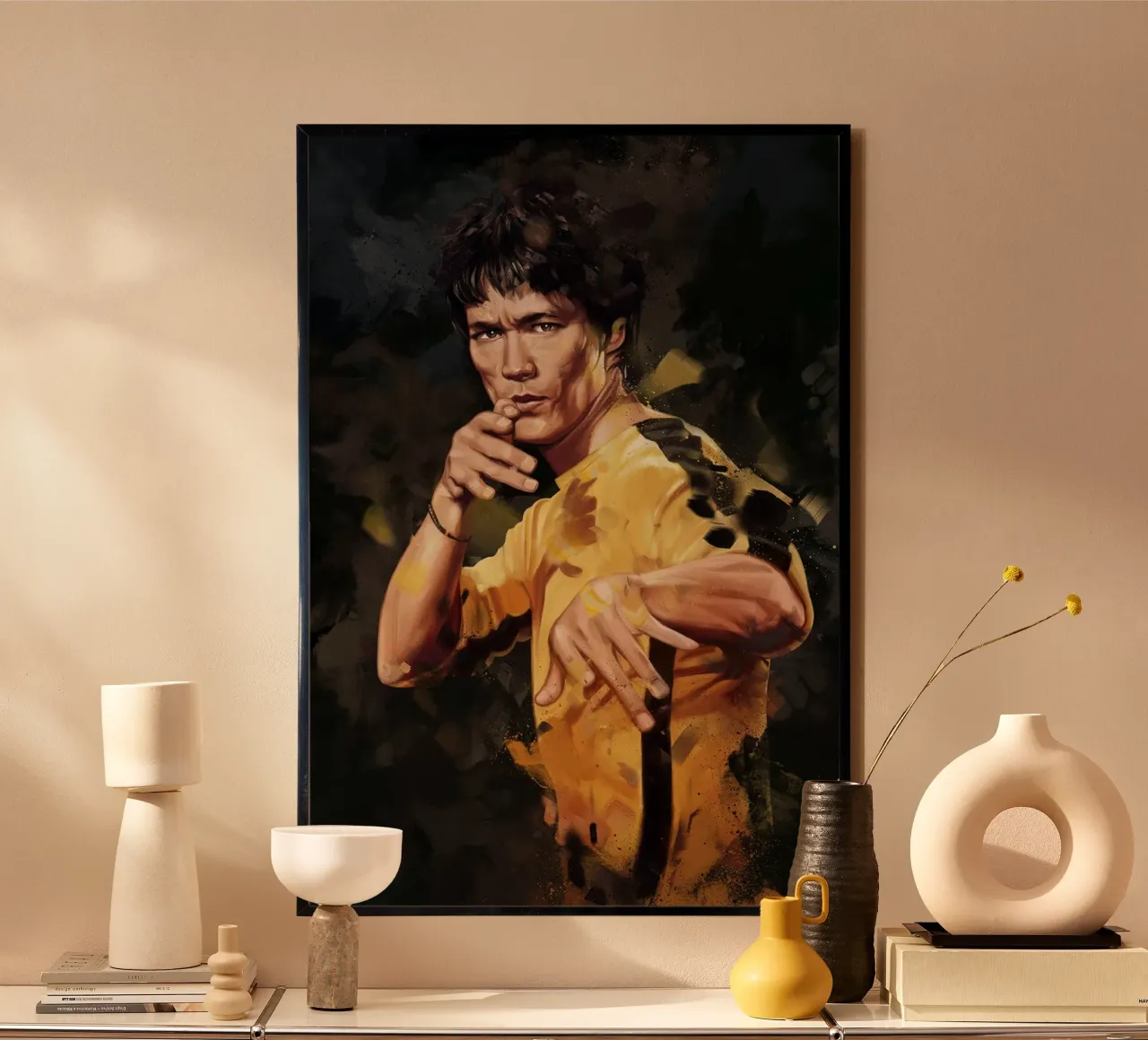 Bruce Lee di Dmitry Belov poster da Oscar Frazier