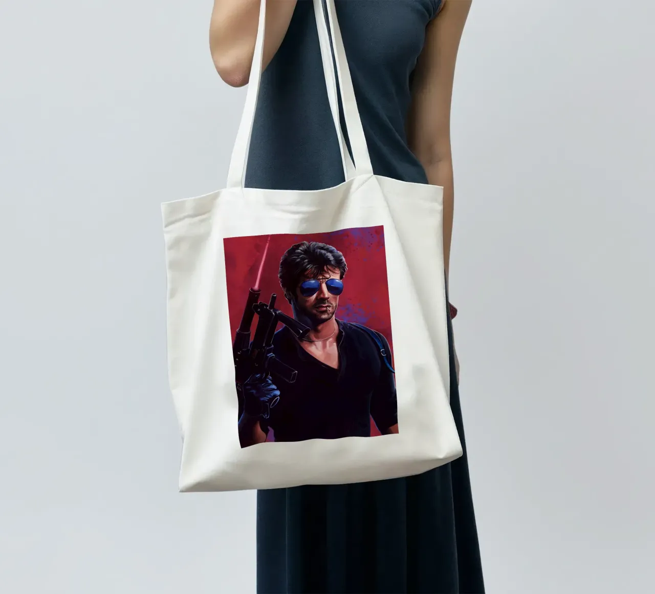 Cobra di Dmitry Belov borsa in juta da Oscar