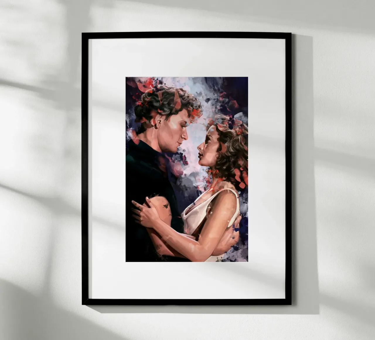 Dirty Dancing poster con telaio in plastica da Oscar Frazier
