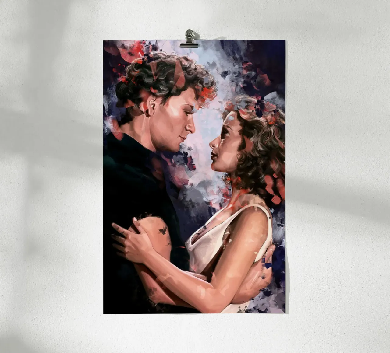 Dirty Dancing poster con telaio in plastica da Oscar Frazier