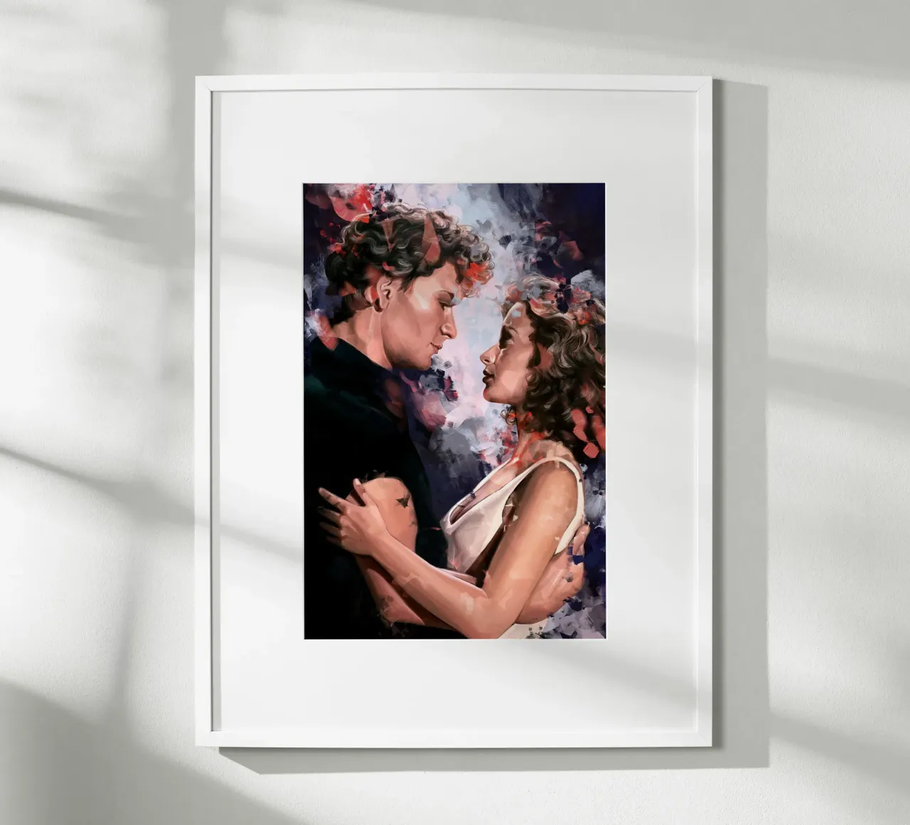 Dirty Dancing poster con telaio in plastica da Oscar Frazier