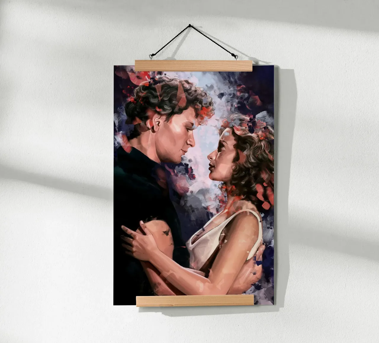 Dirty Dancing poster con telaio in plastica da Oscar Frazier