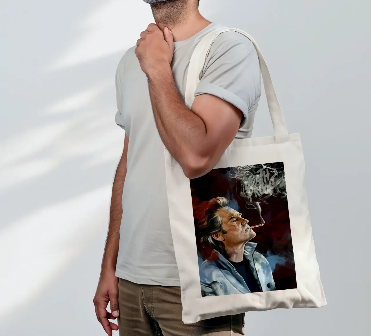 A prova di morte Mike borsa in juta da Oscar
