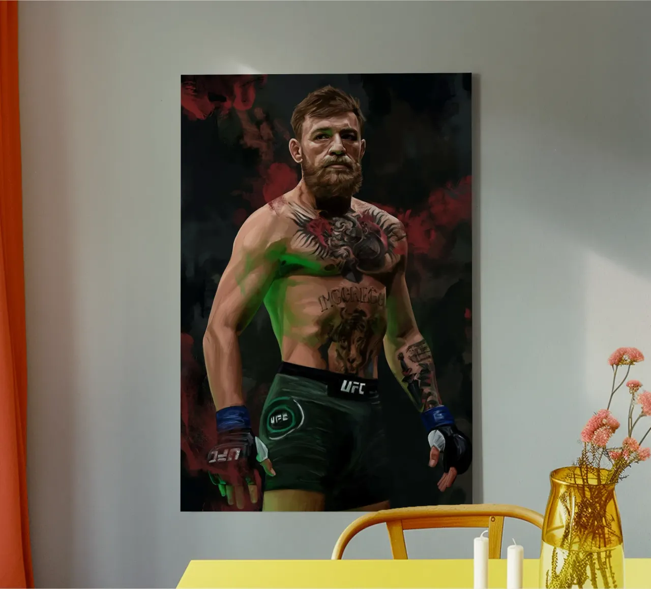 Conor McGregor di Dmitry Belov tela con Cornice a cassetta da Oscar Frazier
