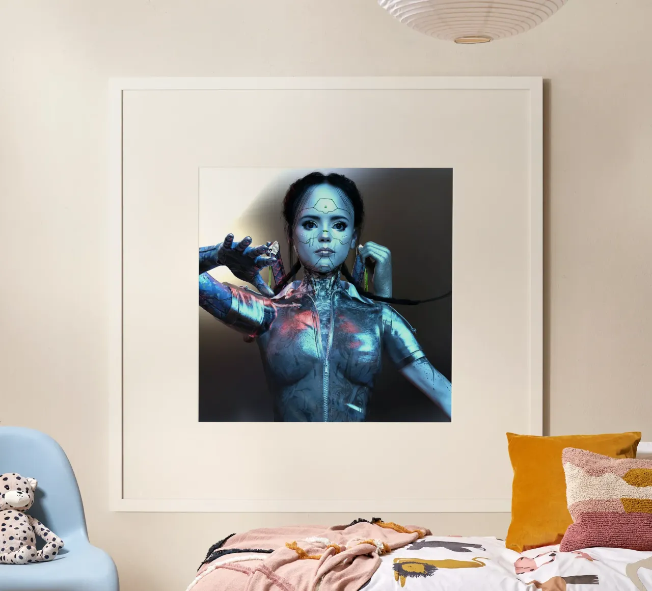 WNSD, nuova stagione su NextFlip, possesso di cyber-streghe poster con telaio in plastica da the-witcher