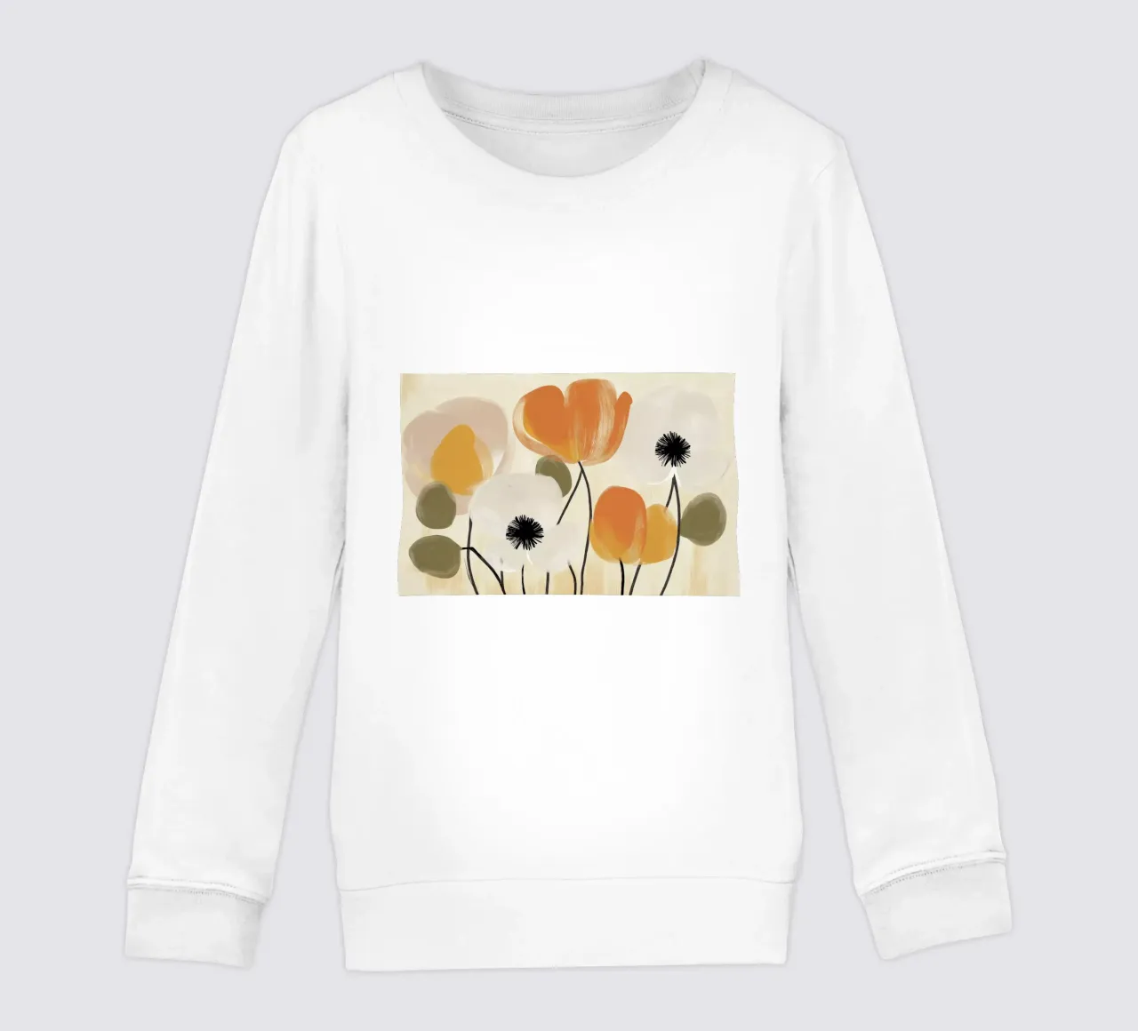 Fiori astratti felpa bambino da Imagine