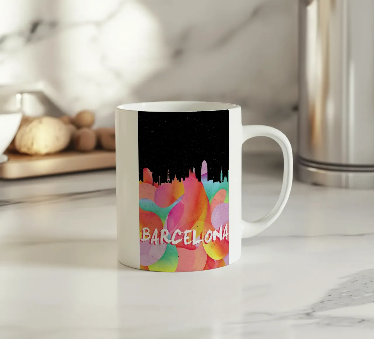 Barcelona tazza in ceramica da Danny Ivan