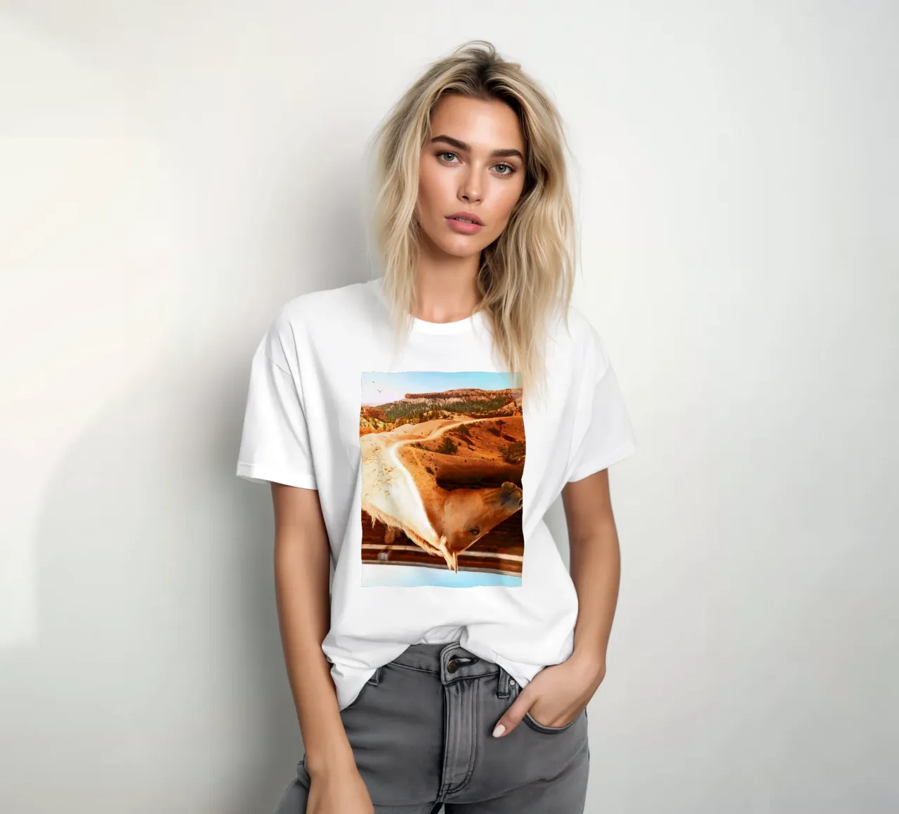 Horse With No Name t-shirt da mofartmonica